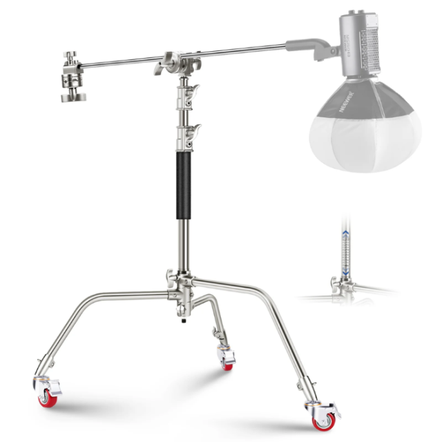 Soporte en C de 186 cm con Ruedas Neewer