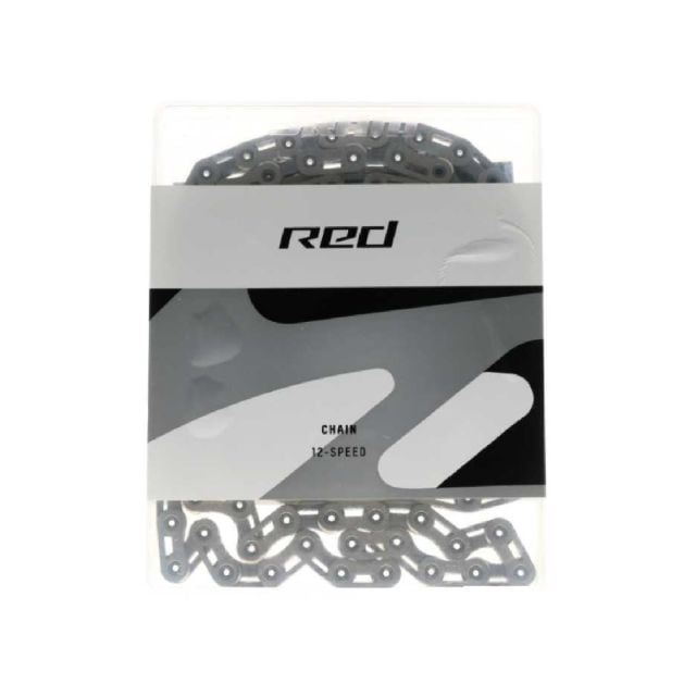 Cadena SRAM RED E1 Flattop 12v 126 Links Plata