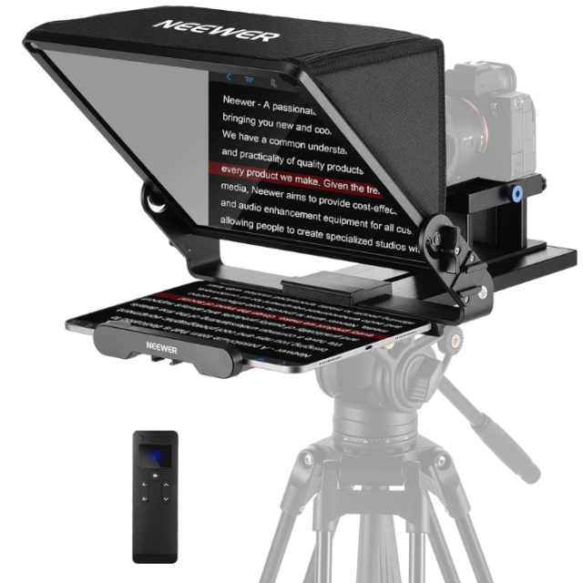 Teleprompter Neewer 14” con Control Remoto
