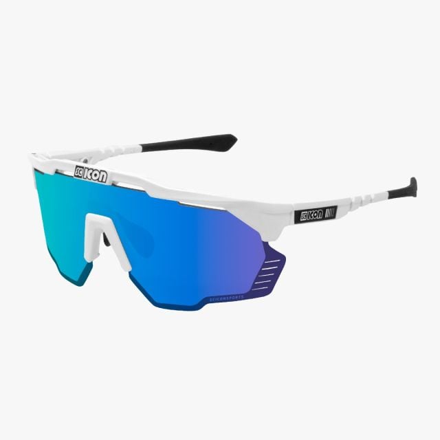 Lentes Scicon Sports Aeroshade Kunken White Multimirror Blue