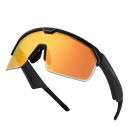 Lentes de sol Chamelo Shield Slider HVL Black Music Fire Matte