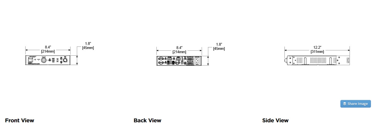 AMPLIFICADOR DE ZONAS BOSE FREESPACE IZA 250LZ AMPLIFICADOR DE ZONAS BOSE FREESPACE IZA 250LZ