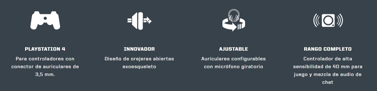 audifono gamer plantronics RIG 100 HS audifono gamer RIG 100 HS plantronics