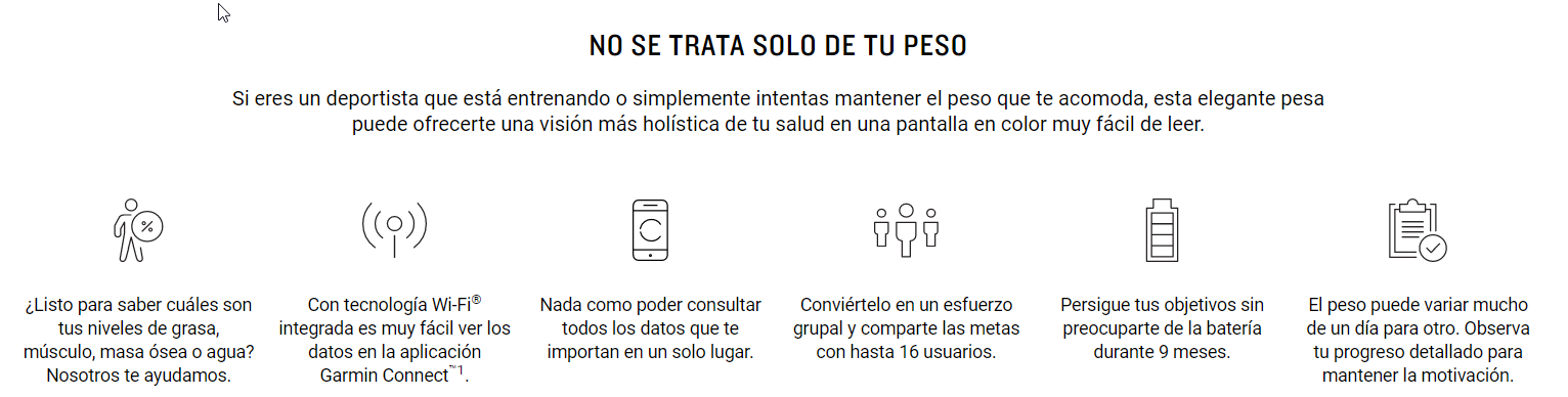 Pesa inteligente Index&trade; S2