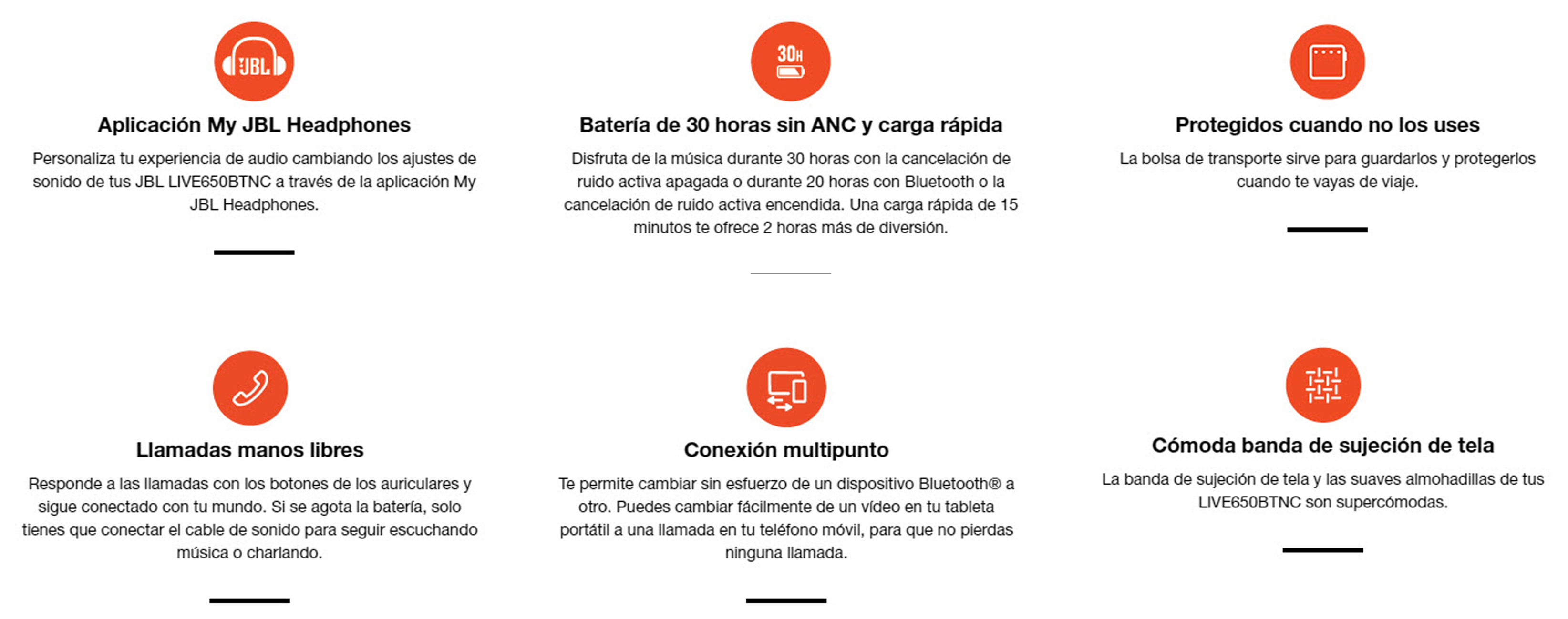 Audifonos con Cancelacion de Ruido JBL LIVE 650BTNC