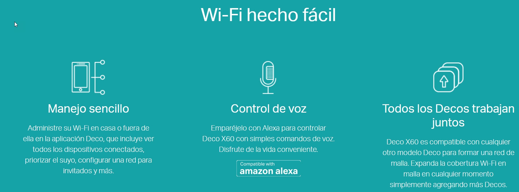 Sistema Wi-Fi 6 Mesh para todo el hogar AX3000