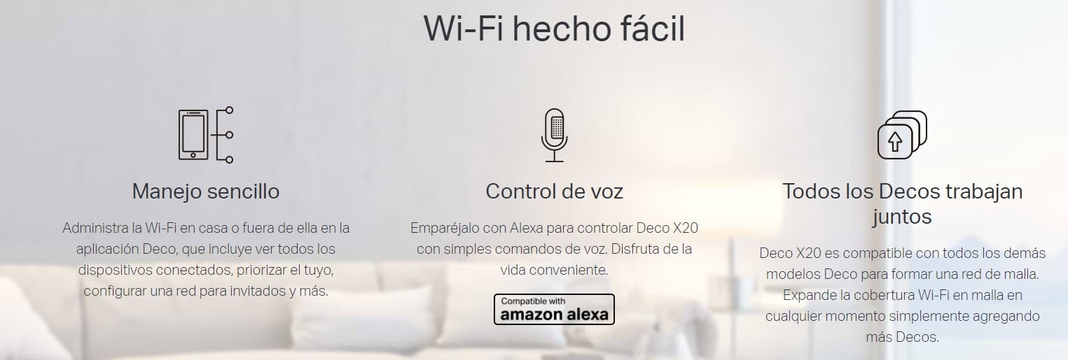 Sistema Wi-Fi 6 Mesh para toda la casa AX1800