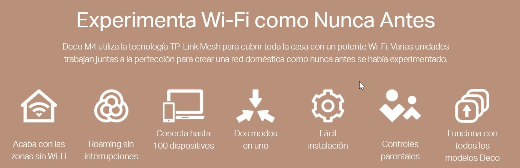 Sistema Wi-Fi Mesh para toda la Casa AC1200
