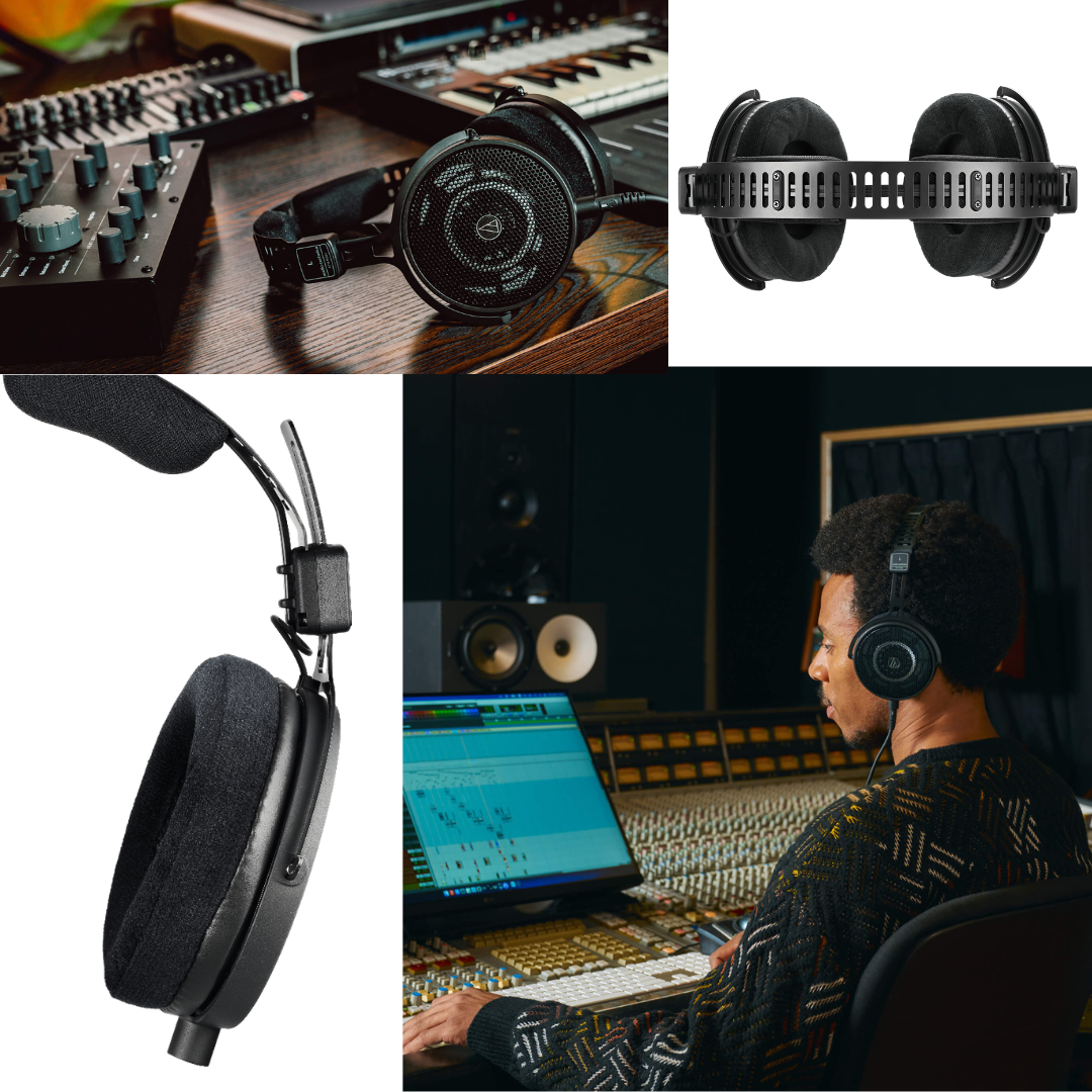 Audio-Technica ATH-R50x Audífonos Profesionales Abiertos para